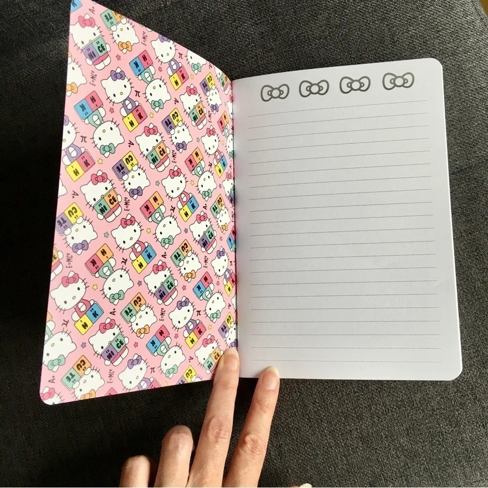 Hello Kitty “BE NICE” Notebook, Purple, 80 lined pages